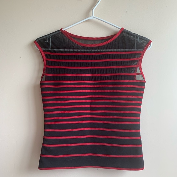 Mesh Striped Shirt - Picture 1 of 2